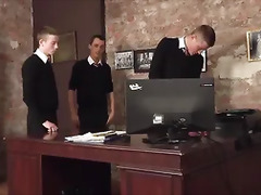 James Lewis and Skylar Blu threesome fuck with Leo Rain