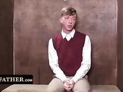 YesFather - Cute Boy Confesses His Naughty Sins And Needs To Satisfy The Priest To Get Forgiven