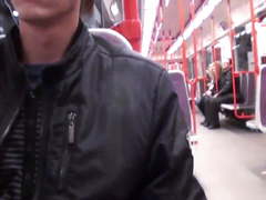 Cum twice in Praha Metro