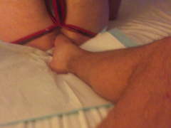 Foot fucked by hot rent boy